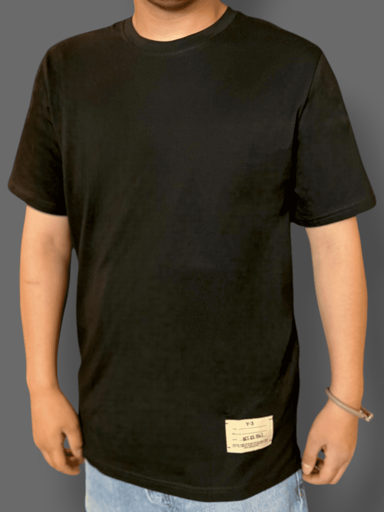 تیشرت Y3 مشکی جلو