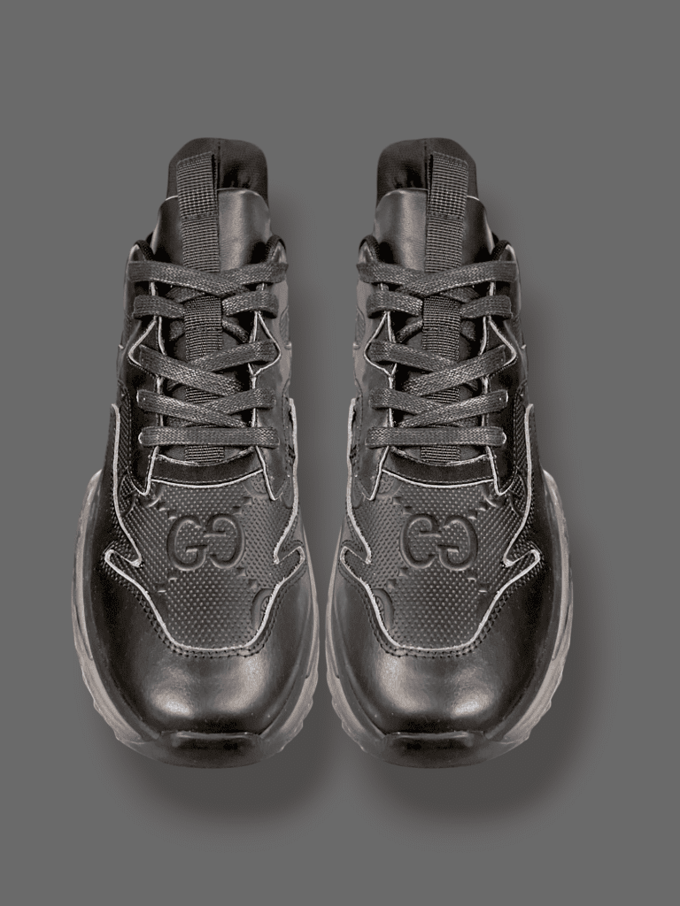 کتانی Gucci لژ کپسولی مشکی بالا