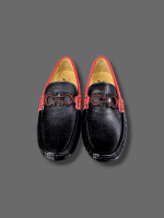 کالج ferragamo مشکی قرمز جلو